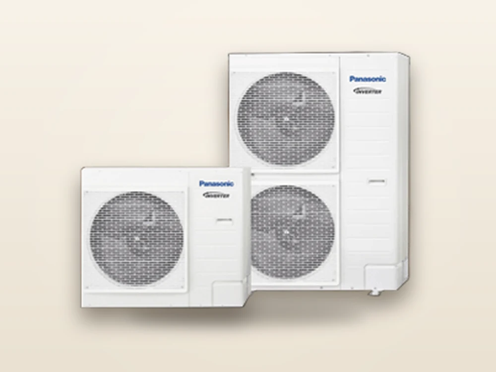 Panasonic oras–vanduo ir oras–oras šilumos siurbliai